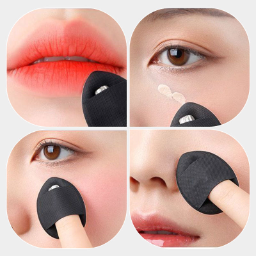 Mini Fingertip Powder Puff for Detail Coverage