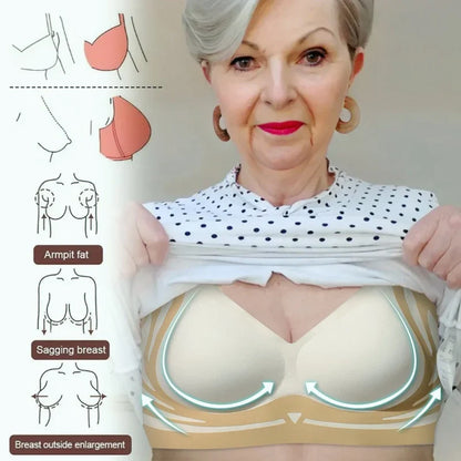 Super Gather Wireless Support Push-up Bra