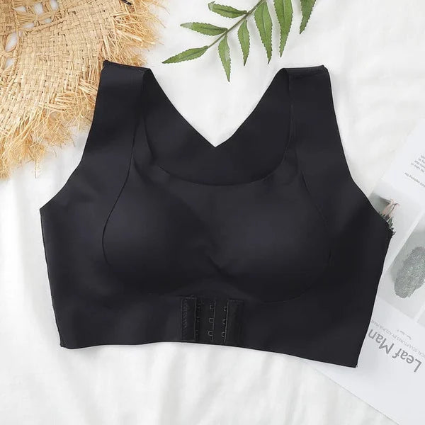 Seamless Front Buckle Support Bra