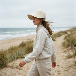 🎁✨Women’s UPF 50+ Elegant Foldable Sun Hat – Wide-Brim Cotton Bucket Hat🌞 | Packable, Breathable & Beach-Ready