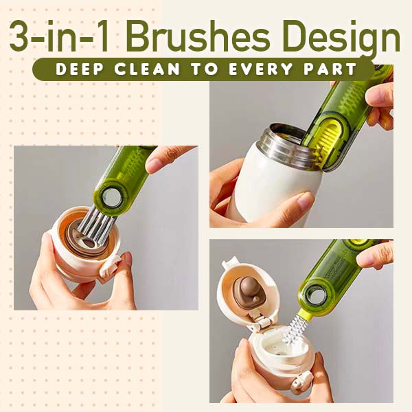 3-in-1 Multi-functional Cup Cleaning Brush