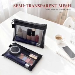 🔥 Portable Mesh Cosmetics Storage Bag