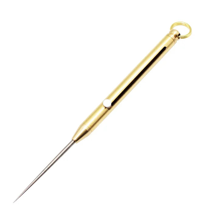 Multi-Functional Titanium Alloy Retractable Toothpick
