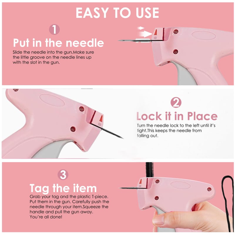 👍🏻Handheld Stitch Tag Gun Quick Clothing Fixer