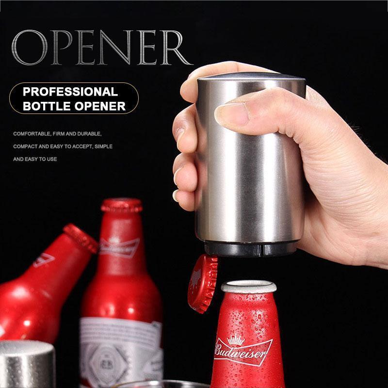 ⏰Stainless steel automatic bottle opener