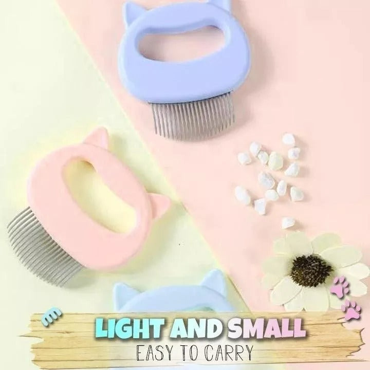 Pet Hair Removal Massaging Shell Comb