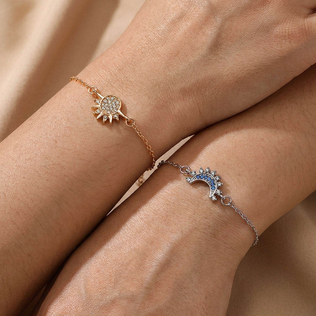 Sun & Moon Bracelet Set
