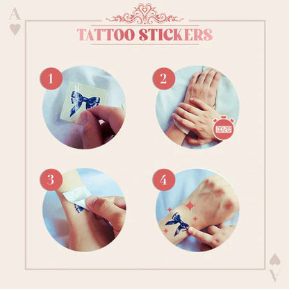 3D Tattoo Stickers (Set of 6)