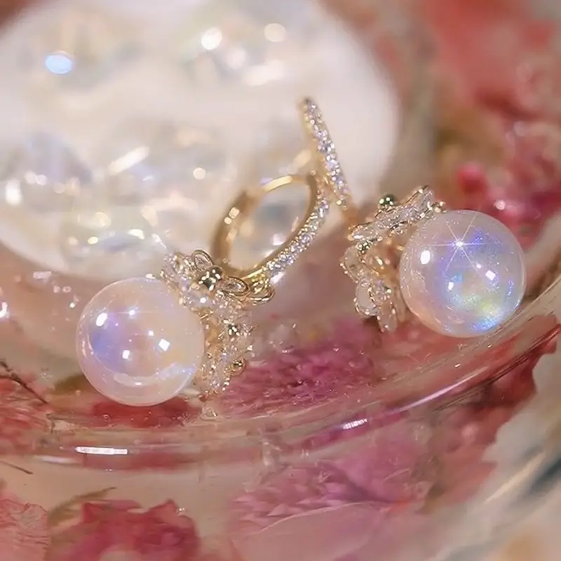 Luxury Flower Zircon Hoop Earrings for Women✨✨✨