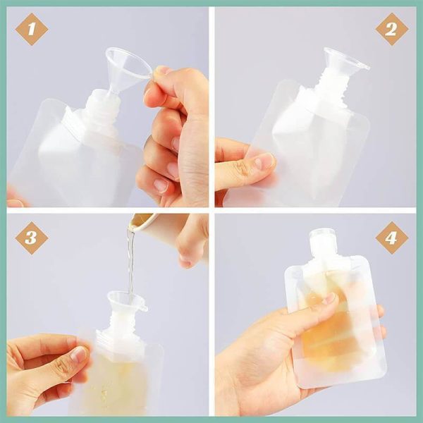Portable Fluid Packing Bags 10 Pcs