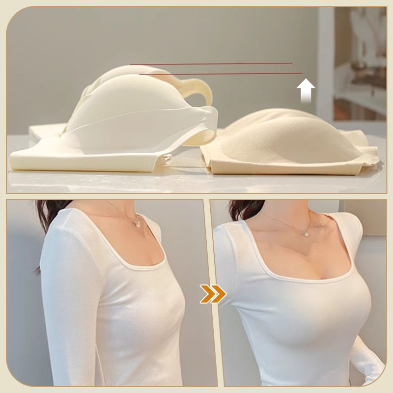 Seamless non-slip push-up bra