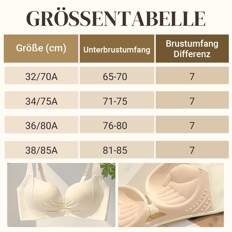Seamless non-slip push-up bra