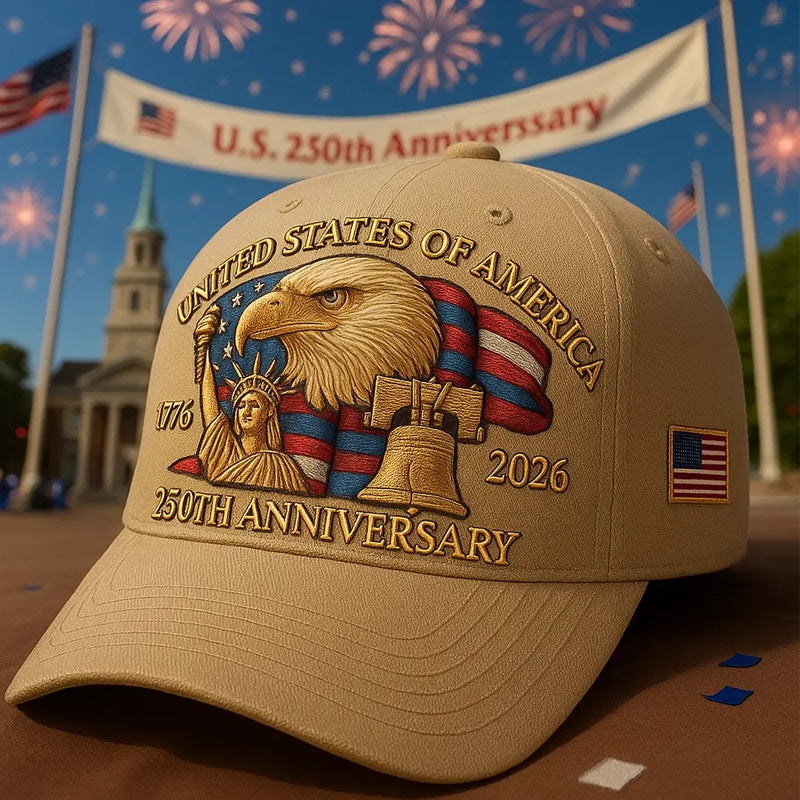 Baseball cap for the 250th anniversary of the United States