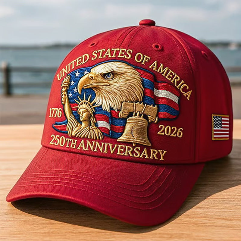 Baseball cap for the 250th anniversary of the United States