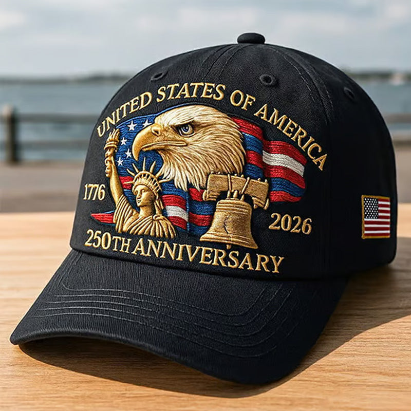 Baseball cap for the 250th anniversary of the United States