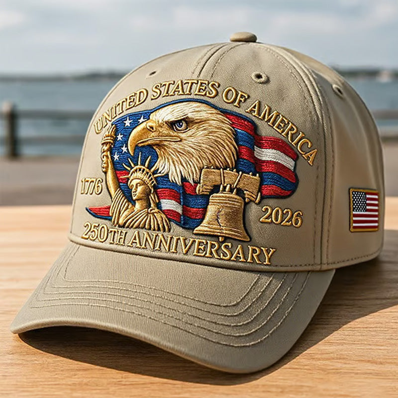 Baseball cap for the 250th anniversary of the United States