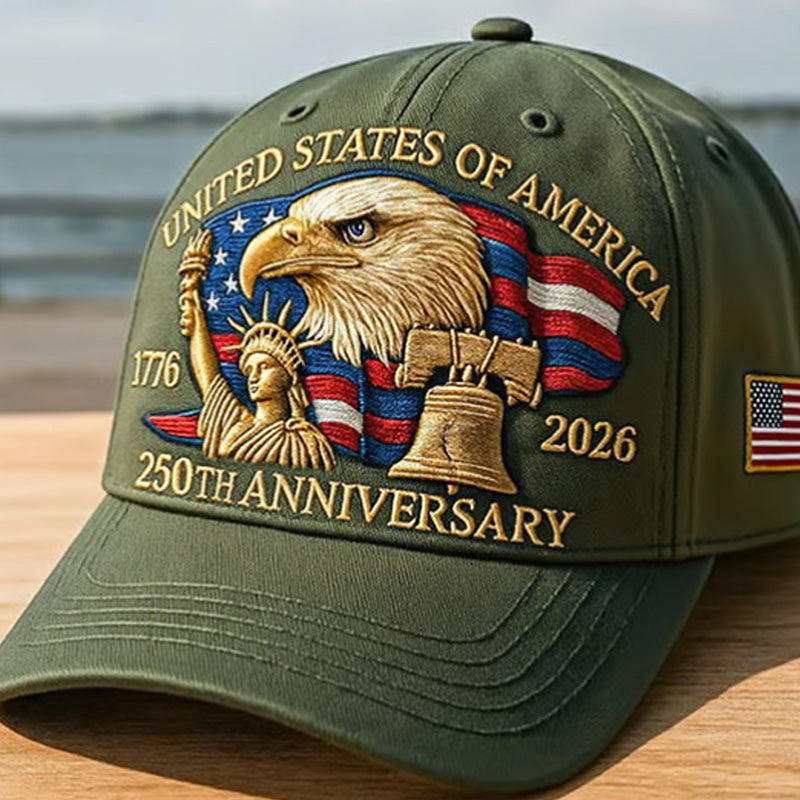 Baseball cap for the 250th anniversary of the United States