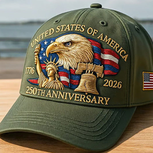 Baseball cap for the 250th anniversary of the United States
