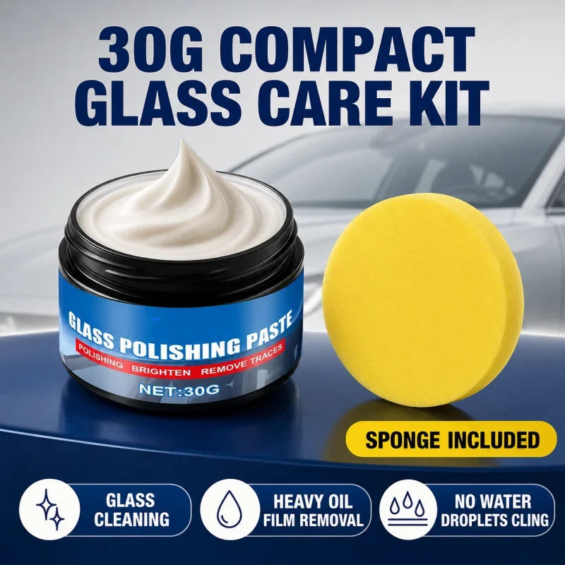 🔥 Car Glass Oil Film Remover Paste 🚗✨