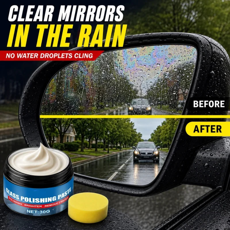 🔥 Car Glass Oil Film Remover Paste 🚗✨