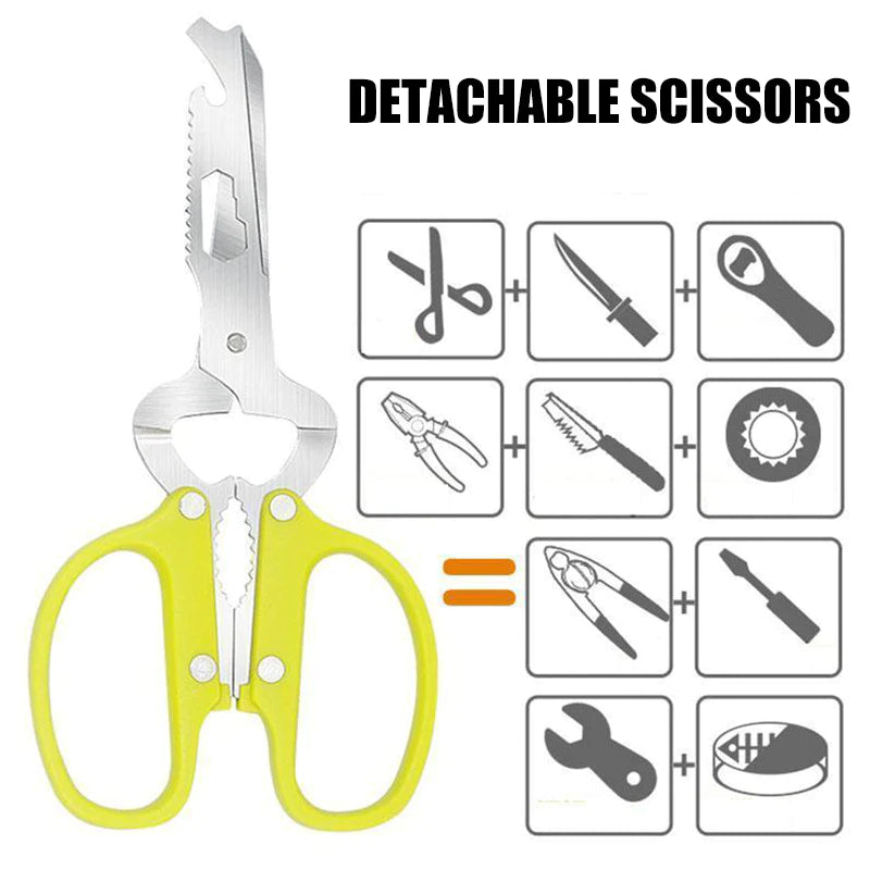 10 in 1 Multifunctional portable detachable scissor