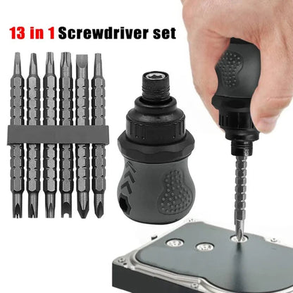 13 In 1 Mini Ratcheting Screwdriver Kit