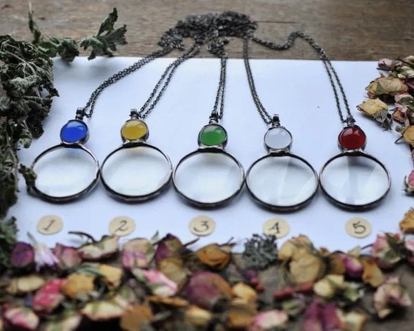 Magnifying Glass Necklace