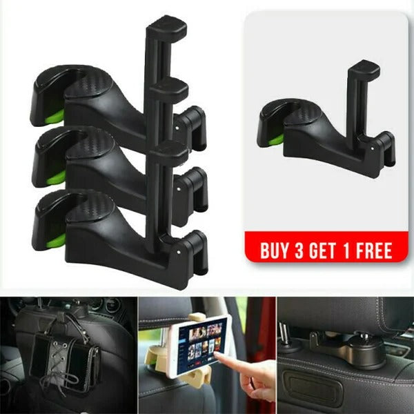 Car Seat Rear Hook with Mobile Phone Holder