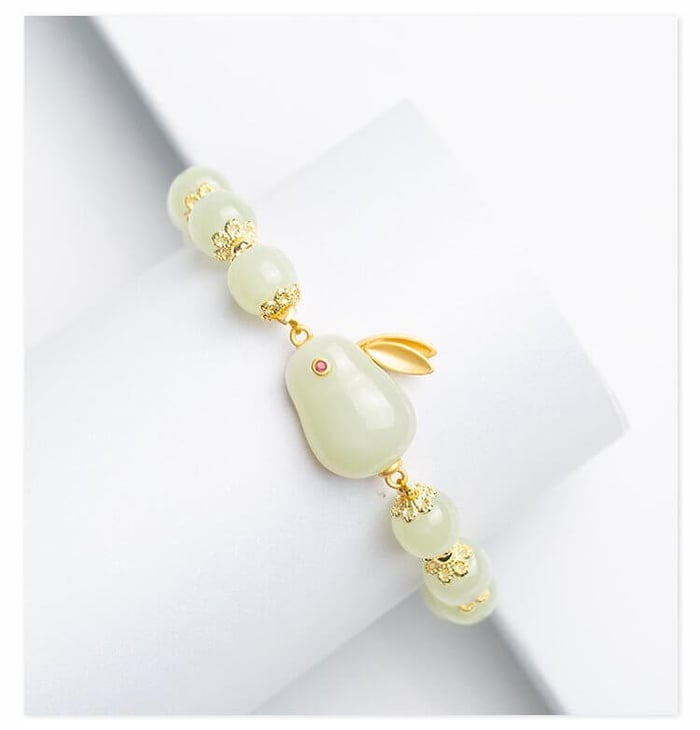 Jade rabbit bracelet