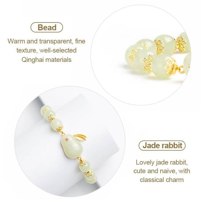 Jade rabbit bracelet
