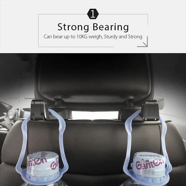 Car Seat Rear Hook with Mobile Phone Holder